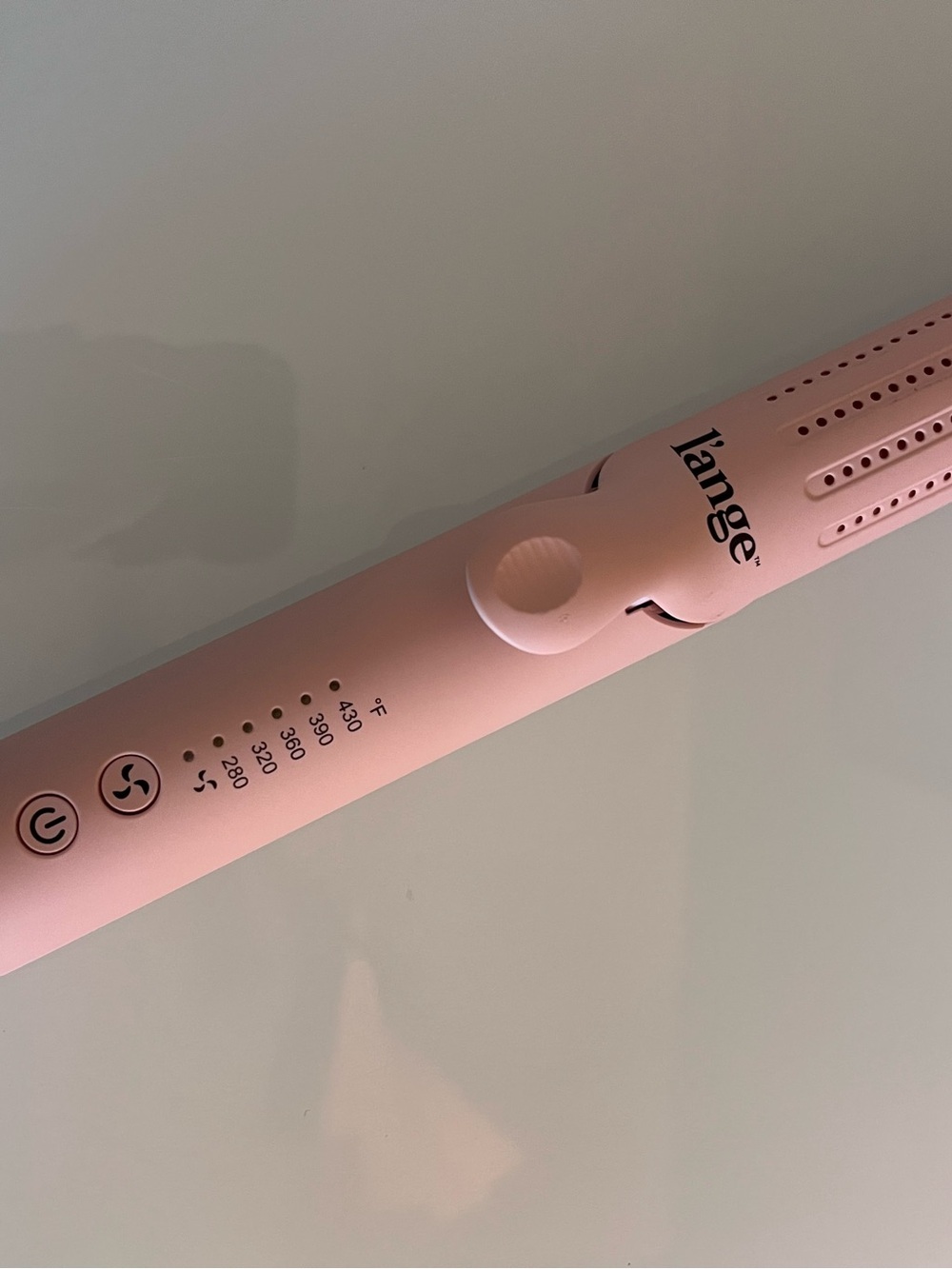 LANGE Le Duo Airflow Curling Straightening Iron Pink Styler - Picture 5 of 6